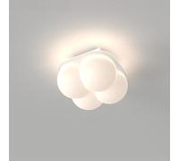 Plafoniera Creativa a Bolle, Stanza Calda e Romantica in Semplice Stile Crema, Luce per Sala da Pranzo, Soggiorno, Camera da Letto, 50 cm
