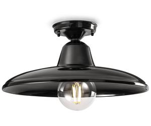 PLAFONIERA D.35 B&W NERO C2333(08)