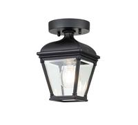 Plafoniera da esterno lampada da soffitto lampada da ingresso lanterna IP44 nera