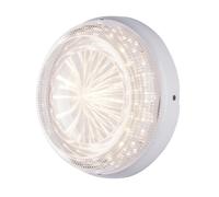Plafoniera da esterno LED Capri in termoplastica, 30W, 3200LM, IP65 bianco