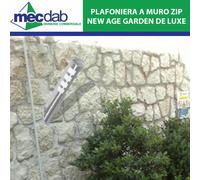 Plafoniera da Giardino Zip A Muro Altezza 36 Cm New Age Garden DE Luxe