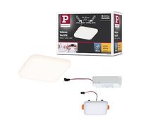 Plafoniera da incasso a LED Paulmann VariFit Veluna 4,5 W 3000 K Satinato | Plafoniera da incasso per soffitto e parete, IP44, luce Bianco caldo, 360 lm, installazione flessibile