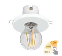 Plafoniera da incasso in porcellana E27 TELA white incl. lampada LED max. 963lm