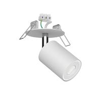 Plafoniera da incasso WAIKA bianco opaco con LED GU10 (bianco caldo 7,6W 1103lm