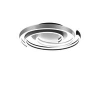 Plafoniera da Interno a LED in Metallo Alluminio spazzolato