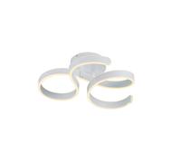 Plafoniera da Interno a LED in Metallo Bianco Opaco