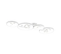 Plafoniera da Interno a LED in Metallo Bianco Opaco