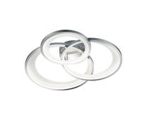 Plafoniera da Interno a led in Metallo Cromo