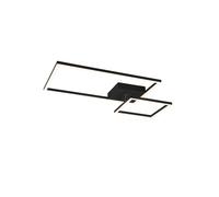 Plafoniera da Interno a LED in Metallo Nero Opaco