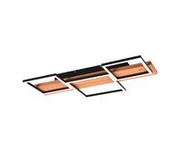 Plafoniera da Interno a LED in Metallo Nero Opaco