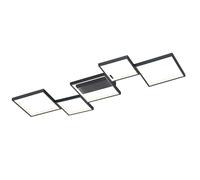 Plafoniera da Interno a LED in Metallo Nero Opaco