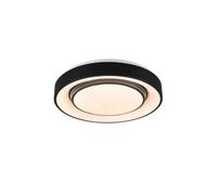 Plafoniera da Interno a LED in Metallo Nero Opaco