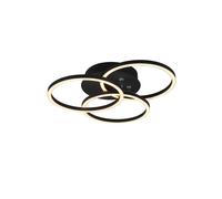 Plafoniera da Interno a led in Metallo Nero Opaco