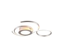 Plafoniera da Interno a LED in Metallo Nickel Opaco