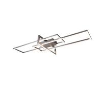 Plafoniera da Interno a Led in Metallo Nickel Opaco