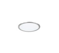 Plafoniera da Interno a LED in Metallo Nickel Opaco