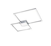 Plafoniera da Interno a LED in Metallo Nickel Opaco