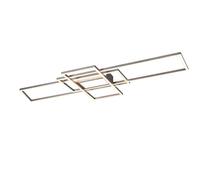 Plafoniera da Interno a LED in Metallo Nickel Opaco