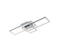 Plafoniera da Interno a LED in Metallo Nickel Opaco