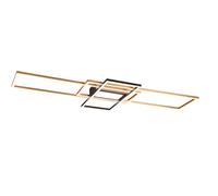 Plafoniera da Interno a LED in Metallo Ottone Opaco