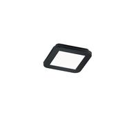 Plafoniera da Interno a LED in Plastica Nero Opaco