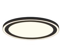 Plafoniera da Interno a LED in Plastica Nero Opaco