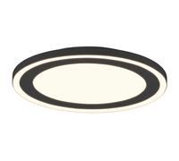 Plafoniera da Interno a LED in Plastica Nero Opaco