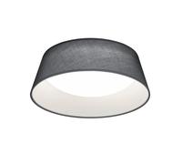 Plafoniera da Interno a LED in Tessuto Grigio