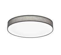 Plafoniera da Interno a LED in Tessuto Grigio