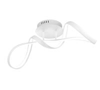 Plafoniera da Interno a LED SMD in Metallo Bianco Opaco