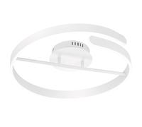 Plafoniera da Interno a LED SMD in Metallo Bianco Opaco