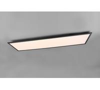 Plafoniera da Interno a LED SMD in Metallo Nero Opaco