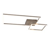 Plafoniera da Interno a LED SMD in Metallo Nickel Opaco