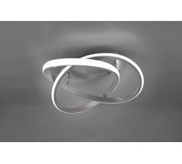 Plafoniera da Interno a LED SMD in Metallo Nickel Opaco