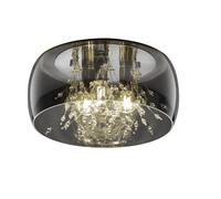 Plafoniera da Interno Attacco E14 in Vetro Cromo