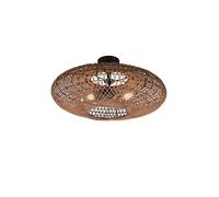 Plafoniera da Interno E27 in Metallo Nero Opaco