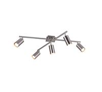 Plafoniera da Interno GU10 in Metallo Nickel Opaco