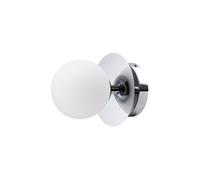 Plafoniera da Parete/soffitto Art Deco Cromo/ Bianco