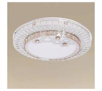 PLAFONIERA DA SOFFITTO 65W Ø50CM LED DESIGN A STRATI CRISTALLI FIORI LUCE FREDDA