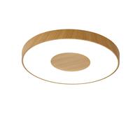 Plafoniera da soffitto a led tonda design moderno effetto legno MN-427