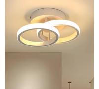 Plafoniera da Soffitto Applique da Parete Design Cerchi 3 Tonalità Luce Interno