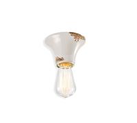 Plafoniera da soffitto in ceramica vintage grande 1 luce per corridoio FLR-195