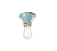 Plafoniera da soffitto in ceramica vintage grande 1 luce per corridoio FLR-195