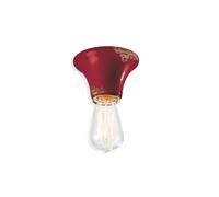 Plafoniera da soffitto in ceramica vintage grande 1 luce per corridoio FLR-195