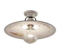 Plafoniera da soffitto in materiale Ceramico LINEA BOLOGNA SMALL Diametro ? 24xh14 cm peso 1,00 kg - Attacco Lampada E 27 interno con portalampade in ceramica multcolor