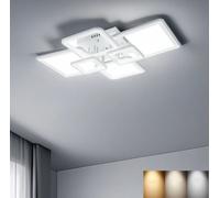 Plafoniera da Soffitto LED 70W Sei Quadrati Sovrapposti TecnologiaCCT da Interno