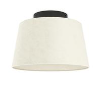 Plafoniera da soffitto moderna contemporanea in tessuto bianco a 1 luce gl1813