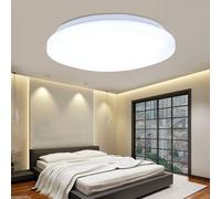 plafoniera led tonda montaggio soffitto 26 watt bianco caldo