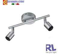 Barra 2 faretti PARIS R80912087alluminio