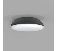Plafoniera da soffitto tonda design moderno nero 4 luci MN-422